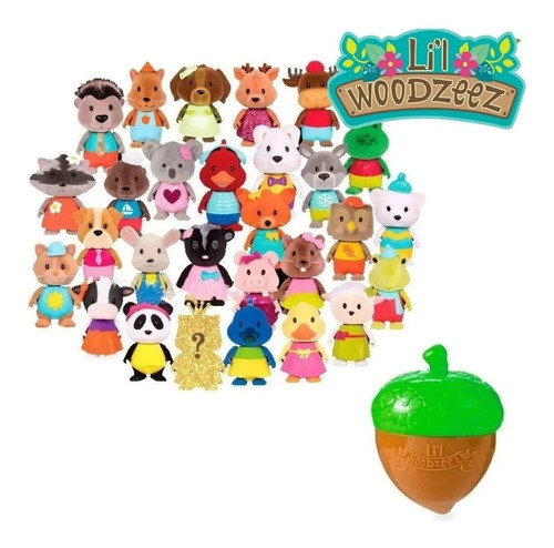 Imagen 3 de 5 de Lil Woodzeez Bobbleez Figura Sorpresa Individual Bellota S4