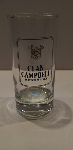 Vaso Whisky Clan Campbell Transparente (Usado)