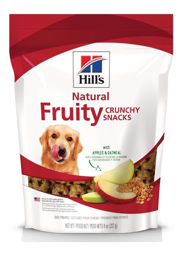 Premios Hill's Fruity Crunchy Snacks Manzana Y Avena 227 G