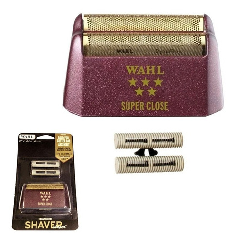 Repuesto Malla + Cuchilla Wahl Shaver 5 Estrellas Gold Foil