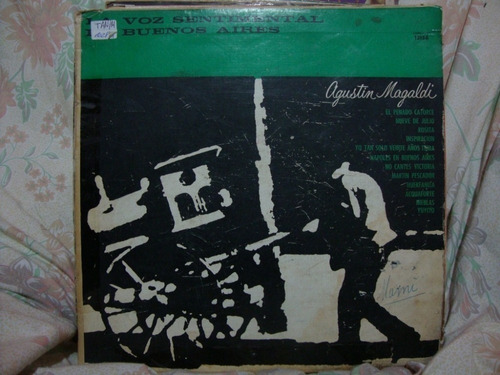 Vinilo Agustin Magaldi La Voz Sentimental De Bs As Dd T1