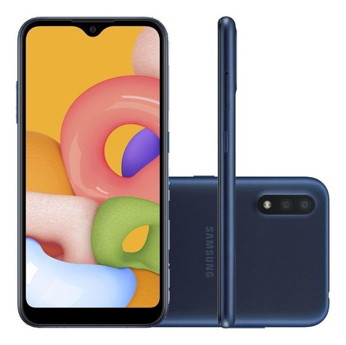 Samsung Galaxy A01 Dual SIM 32 GB azul 2 GB RAM