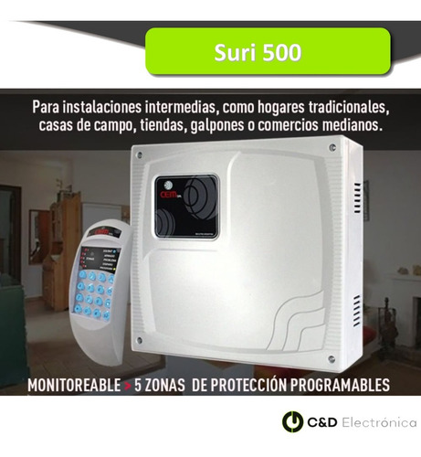 Kit Alarma Hogar Celular+2 Sensor Pet+sirena+control+bateria