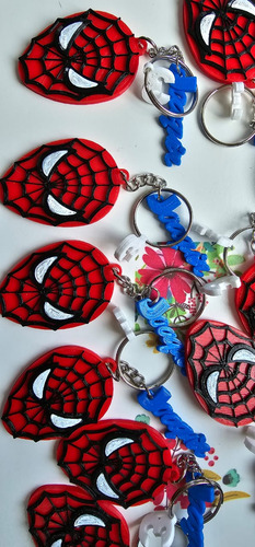 Llaveros Souvenirs Personalizados Hombre Araña 3d X25