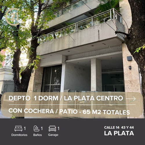 Departamento En Venta Con Cochera / Patio La Plata Centro