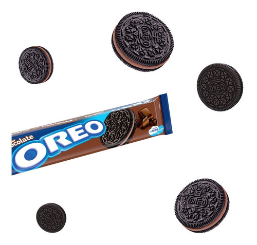 Imagem 5 de 7 de Biscoito Recheado Chocolate Oreo 90g