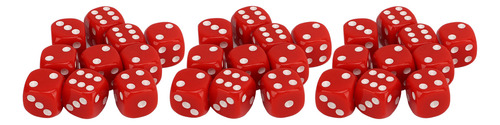 Juego De 30 Piezas De Dados De 6 Caras, Esquinas Redondas, P