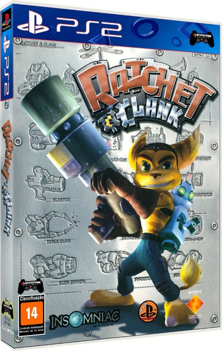 Ratchet & Clank  Disco Para Ps2 Slim Travado