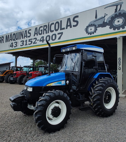 Trator New Holland Tl 75 E Cabinado.