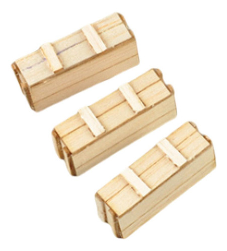 1/35 Caja De Madera Modelo De Construcción O Estilo