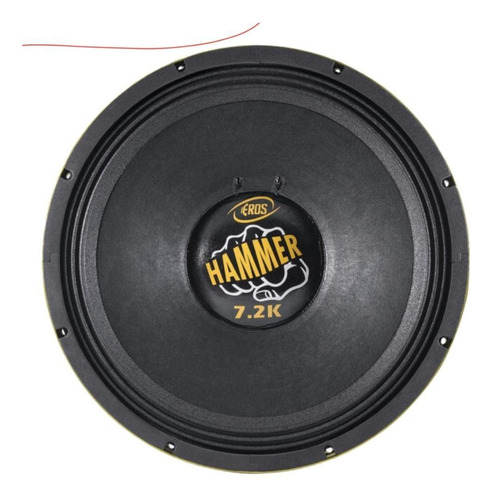 Eros Alto Falante E15 Hammer 7.2k 2600w Rms 15 Polegadas