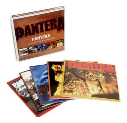 Pantera - Original Album Series - Box Com 5 Cds -lacrado !!!