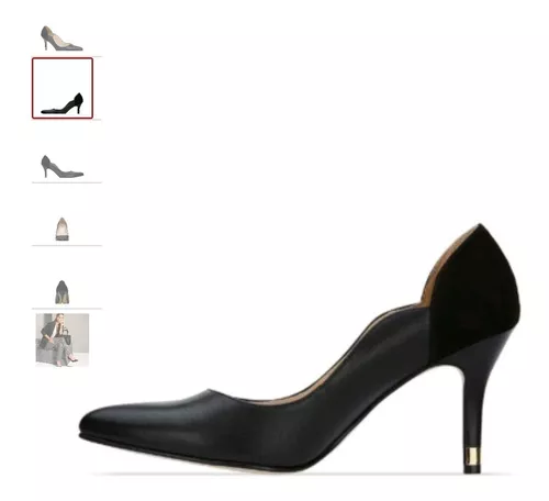 Zapatos de piel Berna negro altura tacón: 9cm Mujer