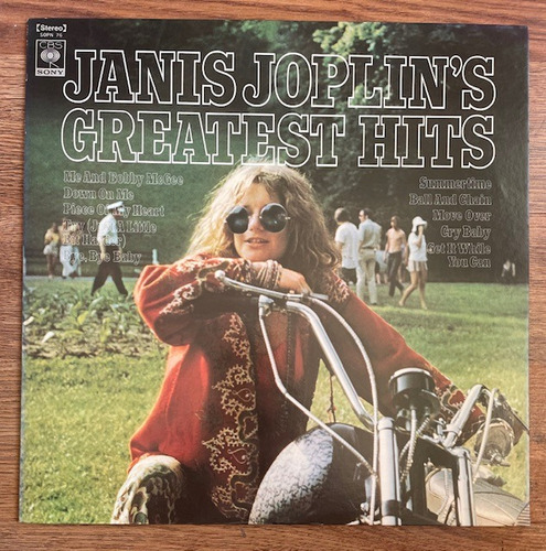 Vinilo - Janis Joplin - Greatest Hits - Edición Japón