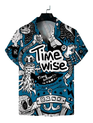 Camisa manga corta flores hombre new arrivals