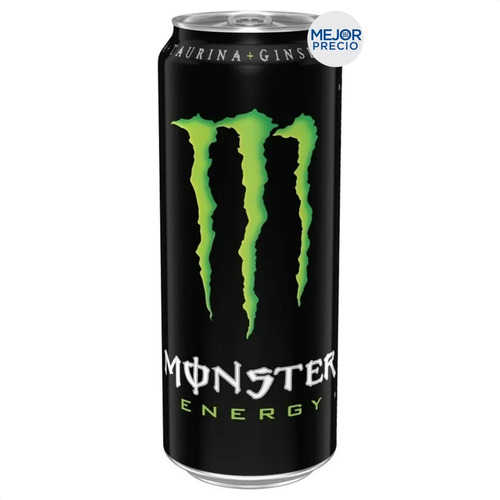 Imagen 2 de 7 de Monster Energy Original Bebida Energizante Lata X6 Unidades