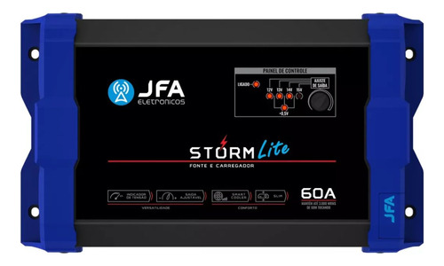 Fonte Automotiva 60a Jfa Carregador Com Sistema Sci Bivolt