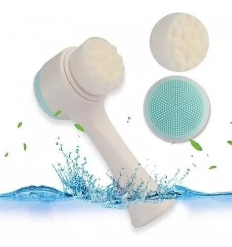 Cepillo Exfoliante Y Masajeador Facial 2 En 1