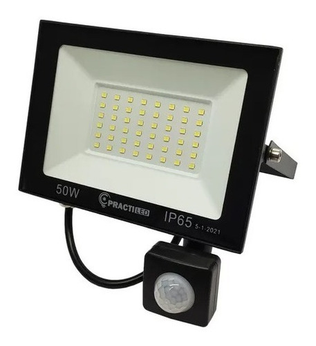 Reflector Led 50w Exterior Con Detector De Movimiento