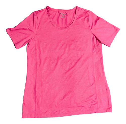 Playera Deportiva/fit Ness Champion Mujer (m) Rosa Original