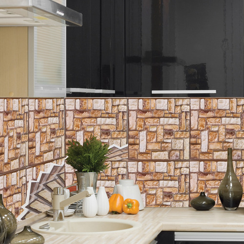 Adhesivo De Pared 3d Autoadhesivo De Pvc Impermeable