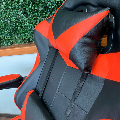 Imagen 5 de 10 de Silla Gamer Escritorio Ergonómica Reclinable Roja Azul Rosa