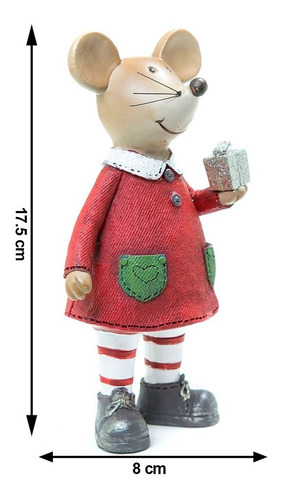 Muñecos Navideños Running Rata Vestido Con Regalo