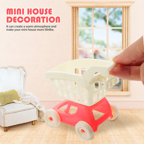 Carrito En Miniatura, 3 Unidades, Dolly House Mini House Min