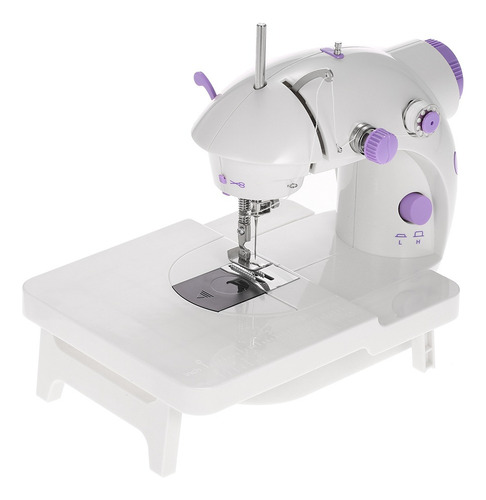 Mini Hogar Púrpura Máquina De Coser Eléctrica 2 Velocidades