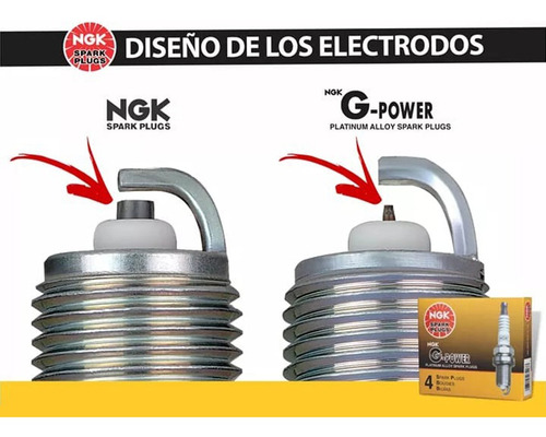 Imagen 1 de 6 de Bujia Ngk Cpr8ea-9 Moto Honda Cg Cargo 125