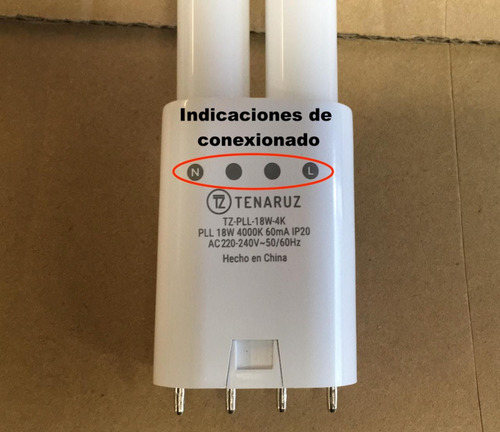 Lámpara Pll Led 18w 220v Blanco Cálido - Reemplazo Dulux 36w