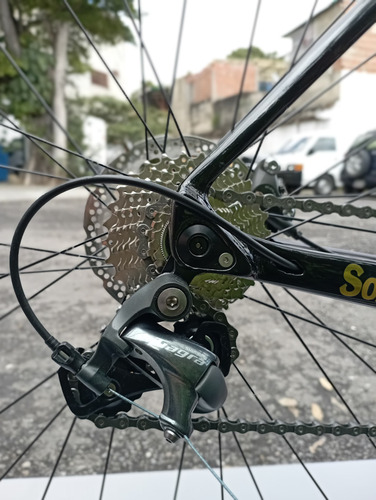Bicicleta De Ruta Fibra De Carbono Freno De Disco Hidráulico
