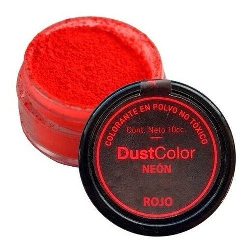 Colorante Polvo Liposoluble Rojo Neon Dustcolor Reposteria
