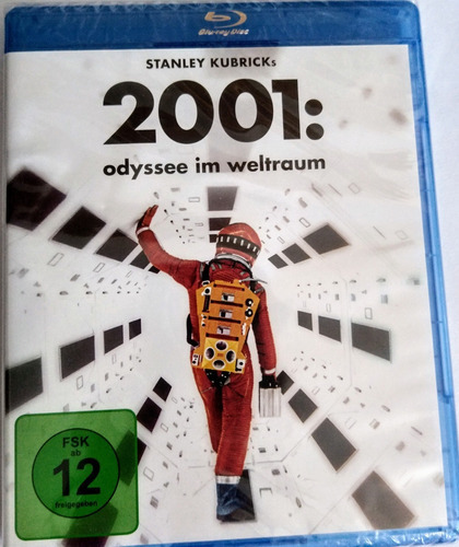 Blu-ray 2001: Una odisea en el espacio sellado del doblaje y las piernas