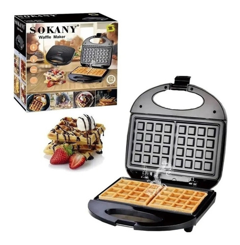 Máquina Waflera  Eléctrica Wafles Cocina 750w Envío Gratis 