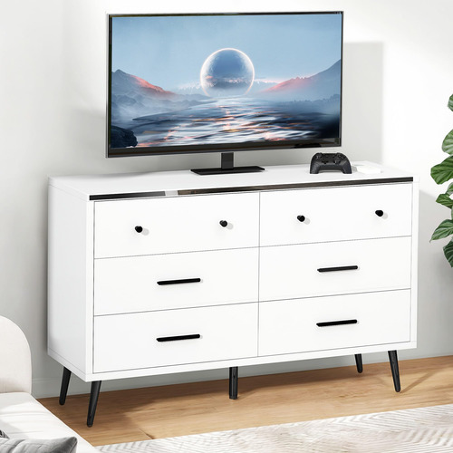 Yitahome Soporte De Tv Blanco Para Tv De 55 Pulgadas/6