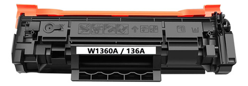 Tóner Genérico W1360a / 136a Negro