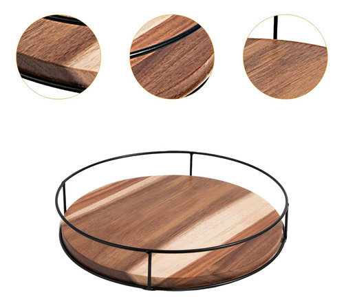 Bandeja Giratoria De 360 Grados, Estante De 30cm
