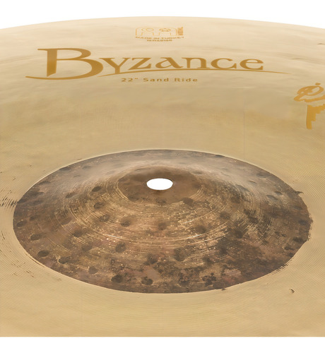 Meinl B-22sar Ride Platillo 22 Pulgadas Byzance Batería Color Dorado