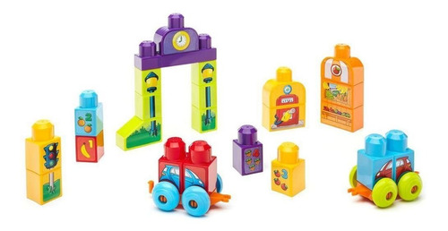 Blocos De Encaixe - Mega Blocks Mesa Portátil De Construção