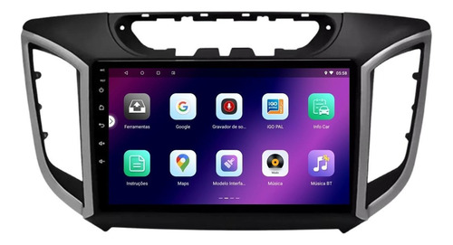 Multimidia Creta Android 14 Auto 4g Octacore 9p Carplay 64gb