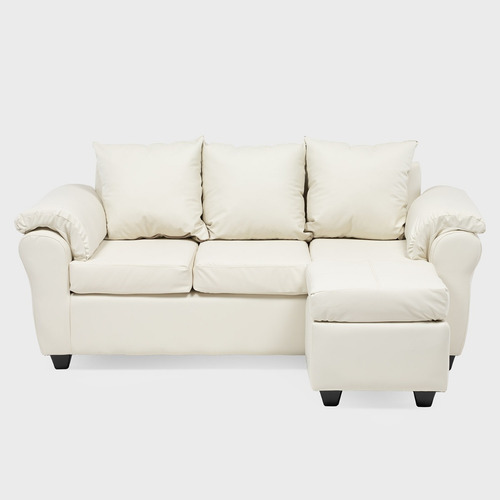 Mpr Sofá Ezeiza + 1 Pouf Pu