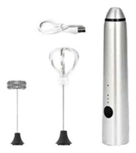 Batidora De Mano Agitador De Café De Acero Inoxidable 3