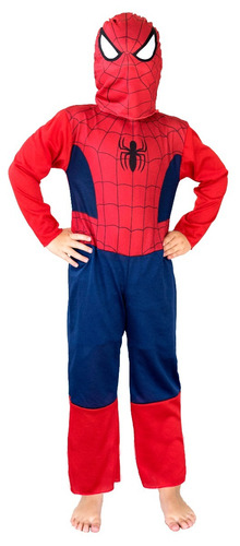Disfraz Spiderman Hombre Araña Marvel Economico Edu Full