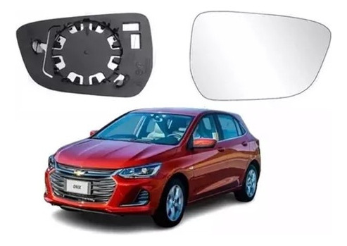 Lente Do Retrovisor Com Base Onix Sedan 2023 Original