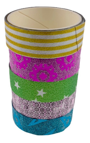 Imagem 6 de 10 de 40 Rolos Washi Tape Fita Adesiva Decorativa Planner Caderno