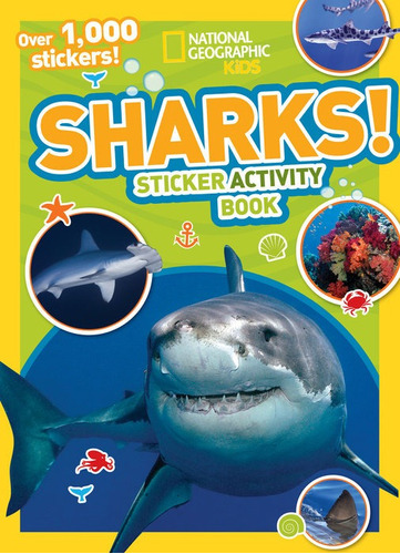 Libro De Actividades Tiburones Stickers National Geographic