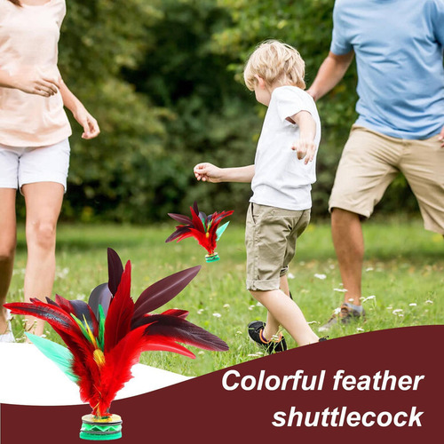 Patada Shuttlecock Chino Jianzi Jianzi Shuttlecock Kick Shut