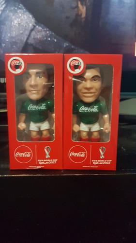 Figuras Coca Cola Qatar 2022 Selección Mexi Guardado Y Chuky (Usado)