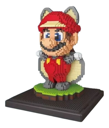 Super Mario Bros Ardilla Voladora Gigante Mini Blocks